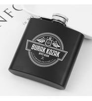 Dosta Hediyelik içki Matarası 6 Oz Siyah