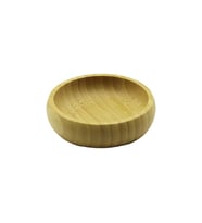 TEKLİ - MİNİ=8.5CM AHŞAP BAMBU ÇEREZLİK - LOKUMLUK KASE (5343)