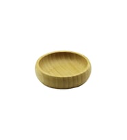 TEKLİ - MİNİ=8.5CM AHŞAP BAMBU ÇEREZLİK - LOKUMLUK KASE (5343)