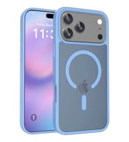 Mey İthalat® iPhone 17 Pro Max Jota Magsafe Kapak - Açık Mavi