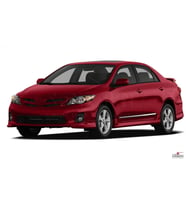 Toyota Corolla Uyumlu 2007-2013 Kapı Koruma Çıtası Krom