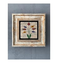 Çerçeveli Taş Duvar Dekoru 20 X 20 Cm Ebru