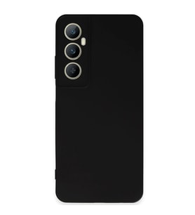Realme C65 Kılıf First Silikon - Siyah