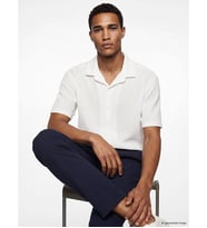 LCW Vision Beyaz Regular Fit Erkek Gömlek