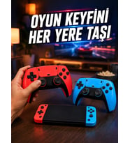 Mini Oyun Konsolu Çift Kablosuz Kontrolcü HDMI Bağlantılı Oyun Cihazı