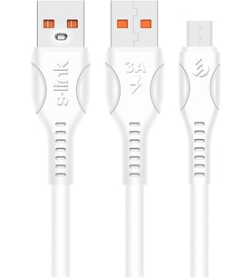 SL-X241 3A Micro Usb Güvenli Hızlı Data + Sarj Kablosu