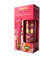 Ostwint Pink Blossom Vücut Spreyi 200ml & Vücut Kremi 50ml Set - Taze Çiçekler ve Çiçeksi Parfüm Kokusu