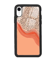iPhone XR Nude Benekli Tasarımlı Glossy Telefon Kılıfı