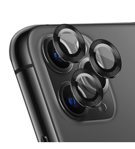 Microsonic Apple iPhone 11 Pro Max Tekli Kamera Lens Koruma Camı Siyah