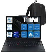 Lenovo Thinkpad E16 Gen 3 Intel Core Ultra 7 255H 128GB Ddr5 1tb SSD Freedos Intel Arc 140T 16 Inç Wuxga (1920 x 1200) IPS 300NITS Taşınabilir Bilgisayar 21SR006RTXF43 + Zetta Çanta