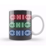Ohio state flag gift   vintage Retro Rainbow Style Kupa Bardak Porselen