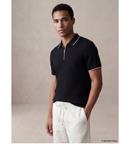 LCW Vision Siyah Polo Yaka Erkek Tişört
