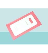 Tkgz - Samsung Galaxy S10 E Arka Kapak Batarya Kapağı - BEYAZ