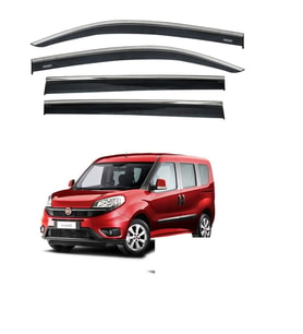 fiat doblo 2010 sonrası 4.lü kromlu cam rüzgarlığı