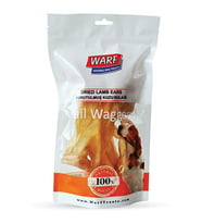 Warf Naturel Kurutulmuş Kuzu Kulağı Köpek Ödülü (8li Paket)