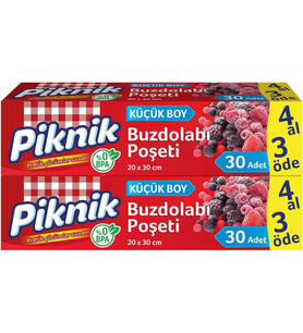 Buzdolabı Poşeti 4Al3Öde 30'Lu