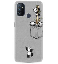OnePlus Nord N10 Kılıf Silikon Desen Pandalar 1798