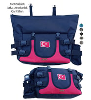 SEVBAGS MOTOSİKLET ARKA YAN AVADANLIK ÇANTALARI