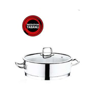 Safinox Vision 22x8 Cm İndiksiyon Basık Çelik Tencere