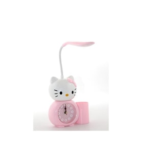 Hello Kitty Masa Lambası Saat Ve Kalemlik