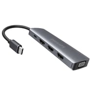 Philips SWR1602S/93 USB-C 8'i 1 Arada 8K DP + Dual 4K HDMI + VGA 100W PD Ultra Hub İstasyonu
