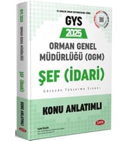 2025 OGM Orman Genel Müdürlüğü Unvan Değişikliği Sınavı Konu Anlatımlı Data Yayınları