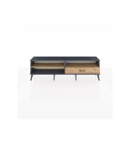 Arges TV Ünitesi 2 Raflı Tek Çekmeceli  176x30x51 Antrasit-Çam