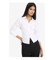 Defacto Fitted Bengalin Beyaz Kadın Gömlek Y3128AZ/WT36