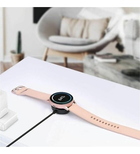 Lexroo Samsung Galaxy Watch 7 ile Uyumlu 1 Metre USB Şarj Kablosu ve Adaptörü