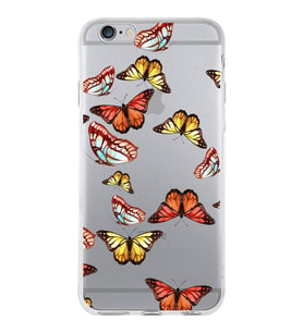 PrintiFy Apple  iPhone 6S Plus ile Uyumlu 1mm Slim Fit Water Color 2 Baskılı Şeffaf  Kılıf