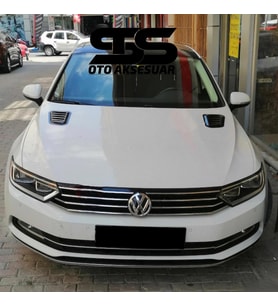 Volkswagen Passat Uyumlu Piano Black Kaput Üstü Havalandırma Izgarası