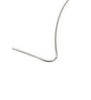 İnce İtalyan Model Erkek Çelik Kolye Gümüş 55 cm 2 mm Kararmaz Minimal Tasarım