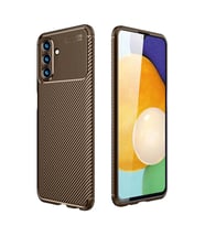 Galaxy A36 Kılıf Auto Fus Karbon Kapak - Kahverengi