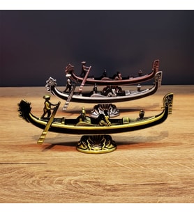 Metal Dekoratif Venedik Kayık