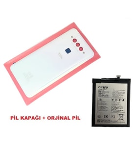 Tkgz Tcl 10L (T770H) Arka Pil Batarya Kapağı + PİL (CAM) BEYAZ