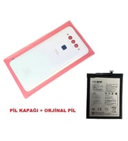 Tkgz Tcl 10L (T770H) Arka Pil Batarya Kapağı + PİL (CAM) BEYAZ