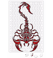 Escorpion Red Puzzle 240 Parça Yapboz
