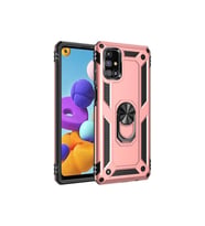 Samsung Galaxy M31S Uyumlu Kılıf Zore Vega Kapak (Rose Gold Altın)