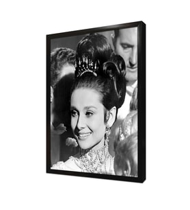 Audrey Hepburn Çerçeveli Mdf Tablo