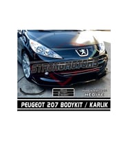 Peugeot 207 Ön Tampon Eki Bodykit Karlık Lip Pionablack