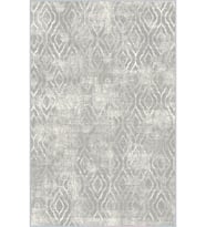 Eliana Home Baskılı, Yıkanabilir Kaymaz Taban Salon Halısı LNA1653 100x150 cm (Gri)