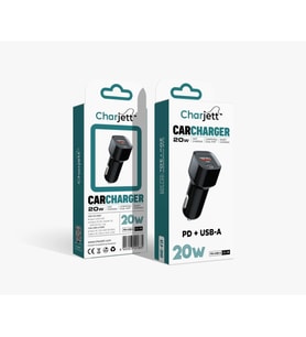 Charjett Çift 20W Bağlantı Noktalı USB Araç Şarj Cihazı