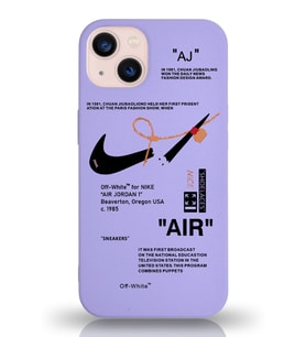 Apple iPhone 13 Mini Uyumlu Lansman Kılıf Sneakers Tasarımlı Altı Kapalı İçi Kadife Kaplı  Kapak (Şeffaf)