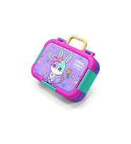 CORAL HIGH 39155 KIDS MİLKA SU YEŞİLİ TAVŞAN DESENLİ 2 BÖLMELİ PASLANMAZ ÇELİK YEMEK KABI