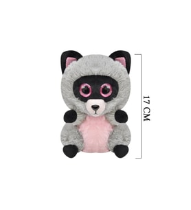 Peluş Rakun Oyuncak 17 Cm 3367 (Çok Renkli)