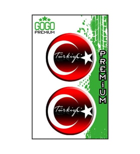 Bayrak 4 (5X5 Cm) İkili Damla Etiket