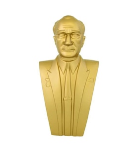 70 cm Fiberglass Arkası Açık Atatürk Büstü
