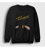 Presmono Unisex Siyah Poster David Lynch Lost Highway Sweatshirt 466491tt