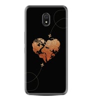 Xiaomi Redmi 8A 8 Pro 9C 9T 10C 11T Pro Kılıf Desenli Silikon Plane Heart 1721