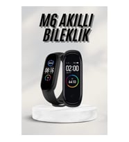 Mey İthalat® Akıllı Bileklik Android ve İOS Uyumlu Bildirim ve Çağrı Görme Spor Takibi